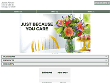 Tablet Screenshot of jazminflowers.net